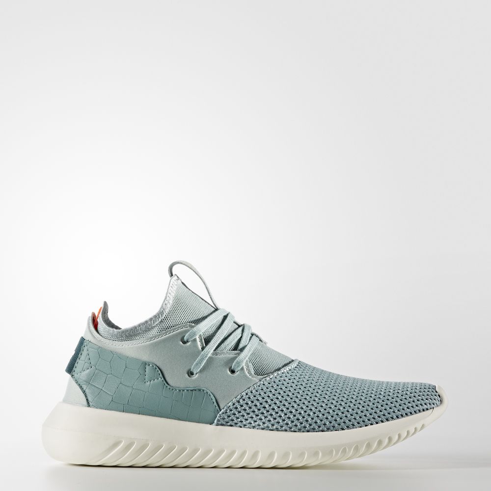 Adidas Tubular Entrap - Originals γυναικεια - Πρασινο/Γκρι/Ασπρα,Μέγεθος: EU 36 – 54 2/3 (578TKIYF)